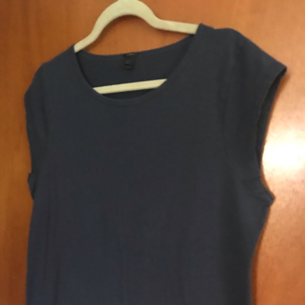 J.Crew dark blue summer top XL